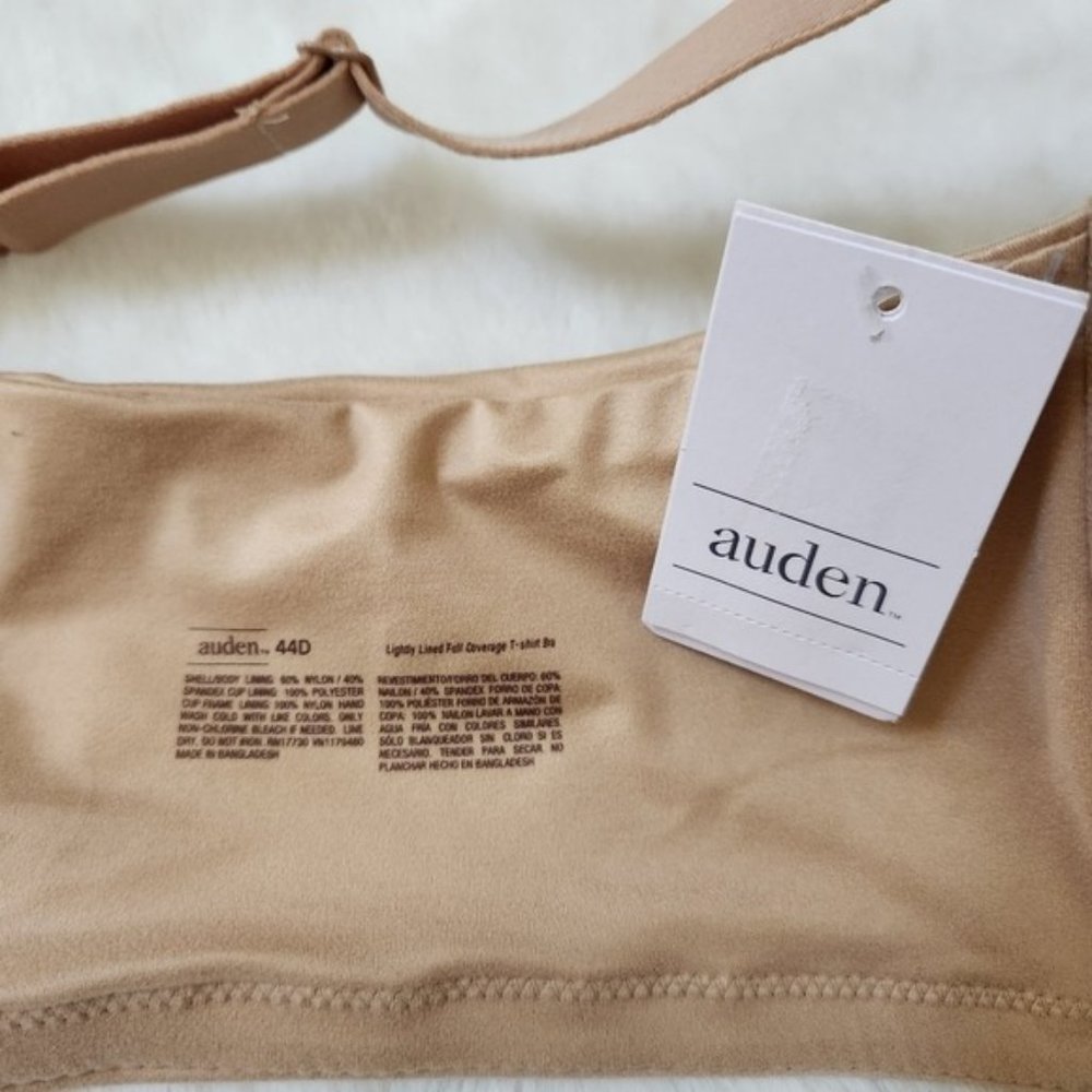 Auden Women's Superstar Lightly Lined T-Shirt Bra 44D - Picture 7 of 9